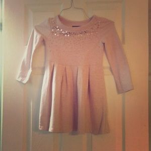 Gap kids xs (4-5) pink long sleeved dress